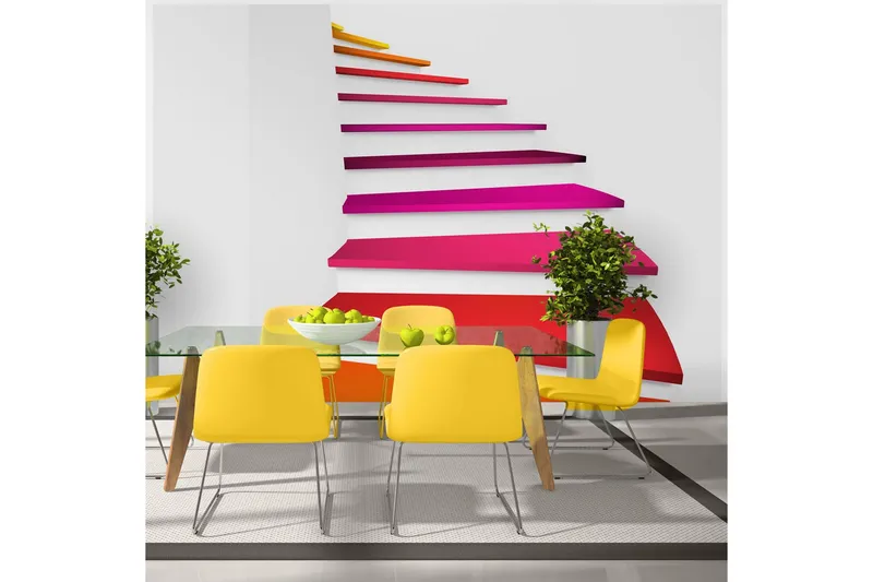 Fototapet Colorful Stairs 300x210 - Artgeist sp. z o. o. — Artgeist sp. z o. o.