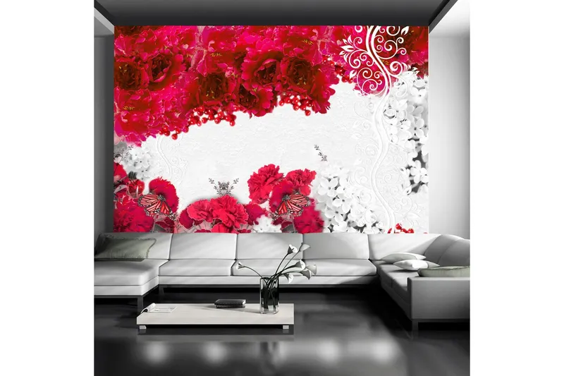Fototapet Colors Of Spring Red 150x105 - Artgeist sp. z o. o. — Artgeist sp. z o. o.