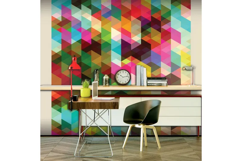 Fototapet Colourful Geometry 350x270 - Artgeist sp. z o. o. — Artgeist sp. z o. o.
