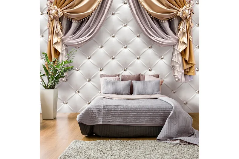 Fototapet Curtain Of Luxury 400x280 - Artgeist sp. z o. o. — Artgeist sp. z o. o.
