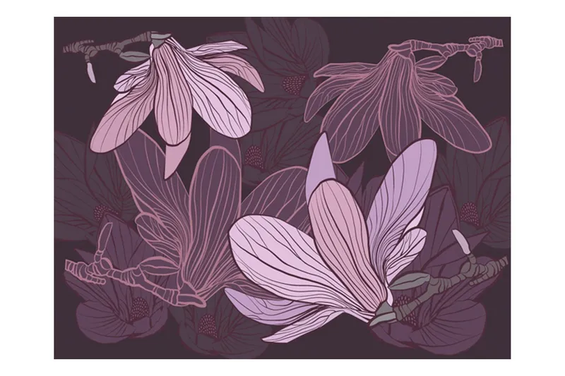 Fototapet Dreamy Flowers 200x154 - Artgeist sp. z o. o. — Artgeist sp. z o. o.