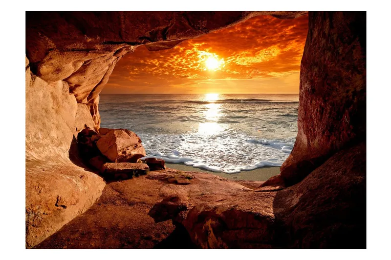 Fototapet Exit From The Cave 100x70 - Artgeist sp. z o. o. — Artgeist sp. z o. o.