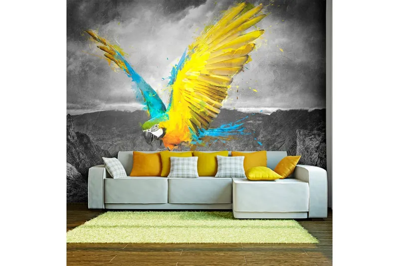 Fototapet Exotic Parrot 200x154 - Artgeist sp. z o. o. — Artgeist sp. z o. o.
