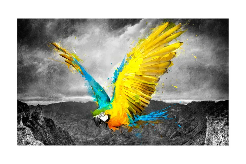 Fototapet Exotic Parrot 450x270 - Artgeist sp. z o. o. — Artgeist sp. z o. o.