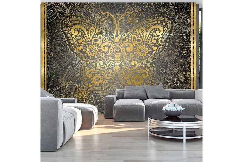 Fototapet Golden Butterfly 300x210 - Artgeist sp. z o. o. — Artgeist sp. z o. o.