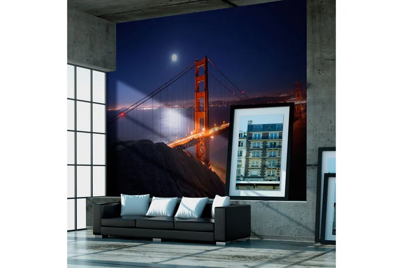 Fototapet Golden Gate-Bron På Natten 300x231 - Artgeist sp. z o. o. — Artgeist sp. z o. o.