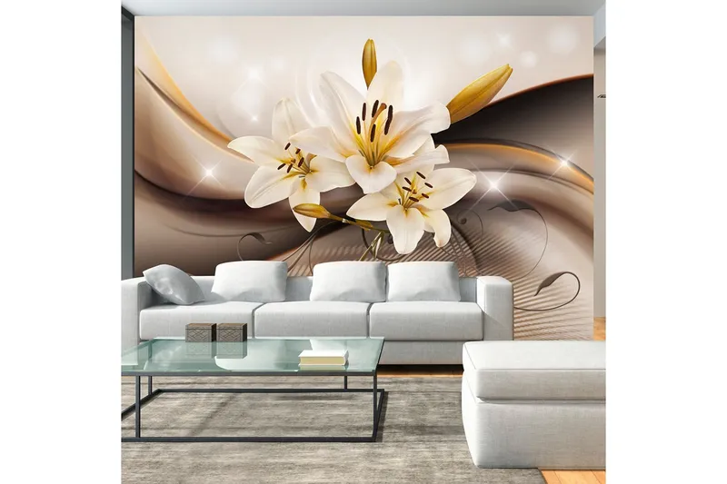 Fototapet Golden Lily 250x175 - Artgeist sp. z o. o. — Artgeist sp. z o. o.