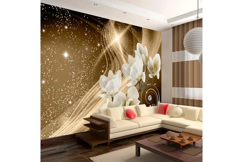 Fototapet Golden Milky Way 100x70 - Artgeist sp. z o. o. — Artgeist sp. z o. o.