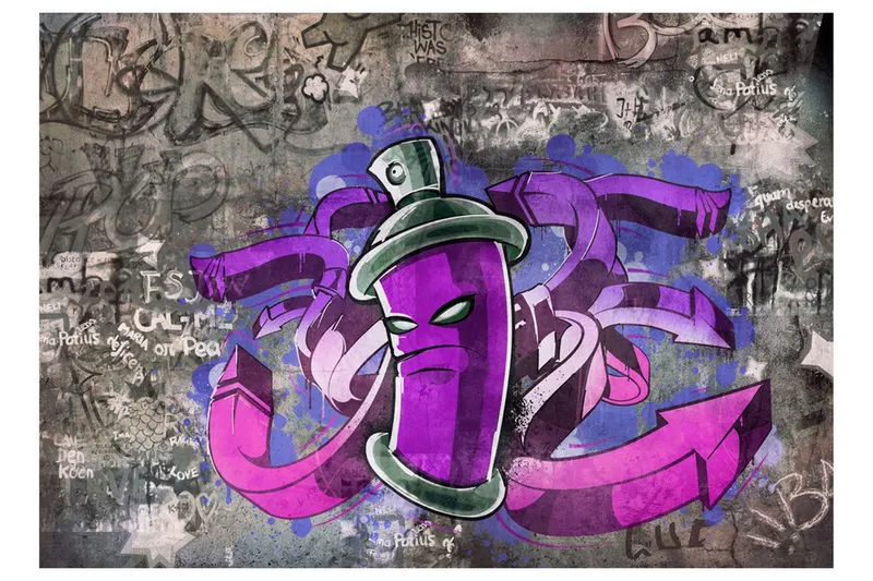 Fototapet Graffiti Spray Can 350x245 - Artgeist sp. z o. o. — Artgeist sp. z o. o.