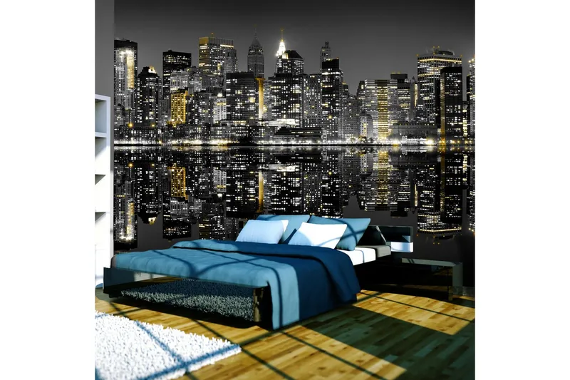 Fototapet Guld Och Silver NYC 250x193 - Artgeist sp. z o. o. — Artgeist sp. z o. o.