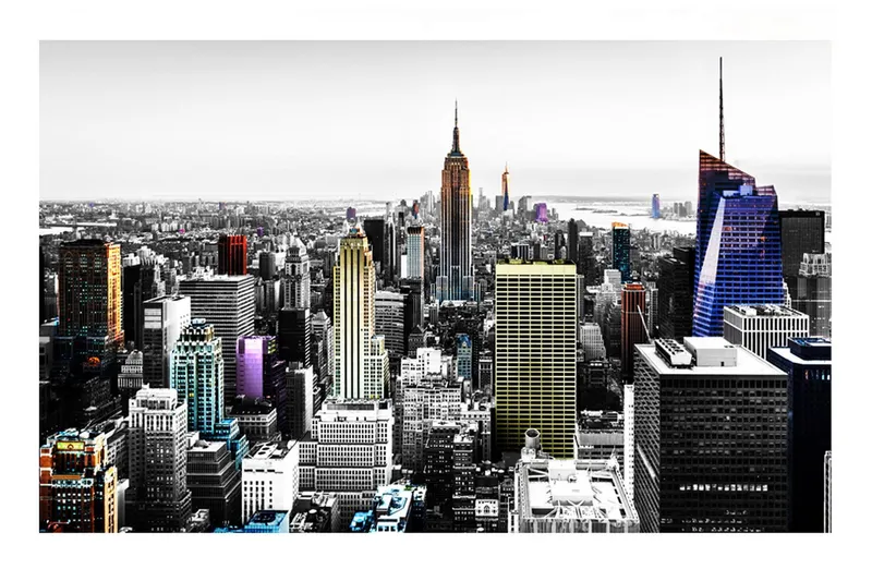 Fototapet Iridescent Skyscrapers 350x245 - Artgeist sp. z o. o. — Artgeist sp. z o. o.
