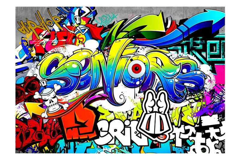 Fototapet Language Of A City 200x140 - Artgeist sp. z o. o. — Artgeist sp. z o. o.