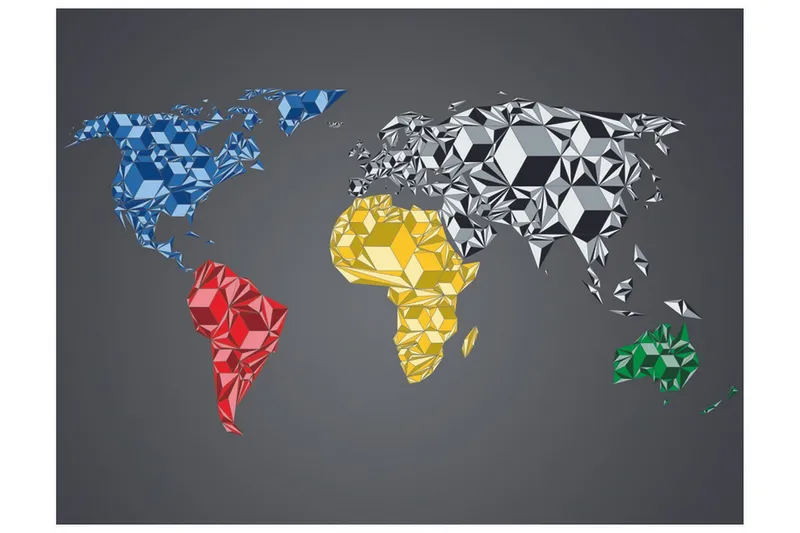 Fototapet Map Of The World Colorful Solids 300x231 - Artgeist sp. z o. o. — Artgeist sp. z o. o.