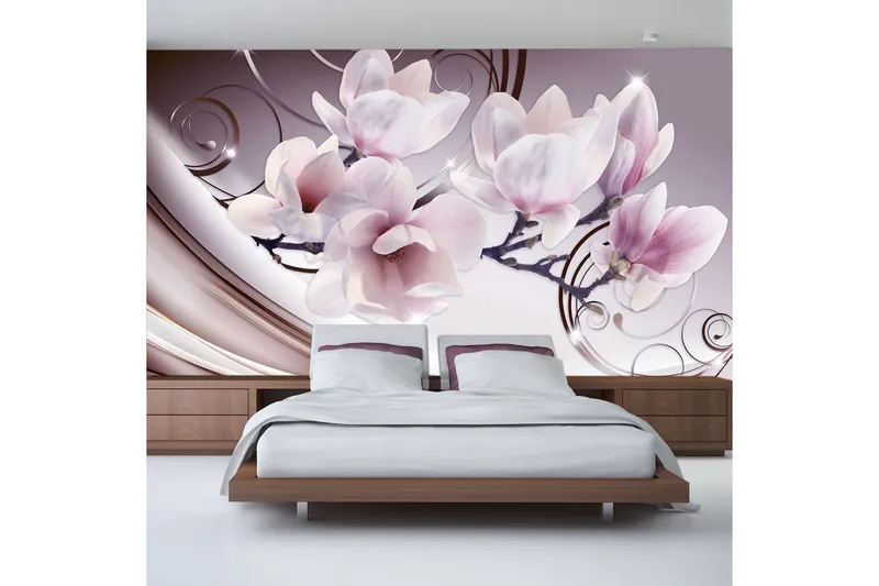 Fototapet Meet The Magnolias 400x280 - Artgeist sp. z o. o. — Artgeist sp. z o. o.