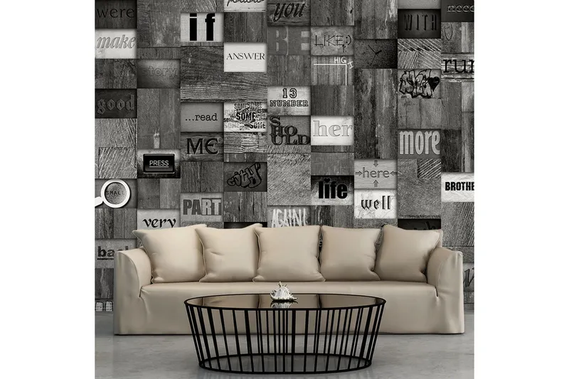 Fototapet Mosaic Of Words 50x1000 - Artgeist sp. z o. o. — Artgeist sp. z o. o.