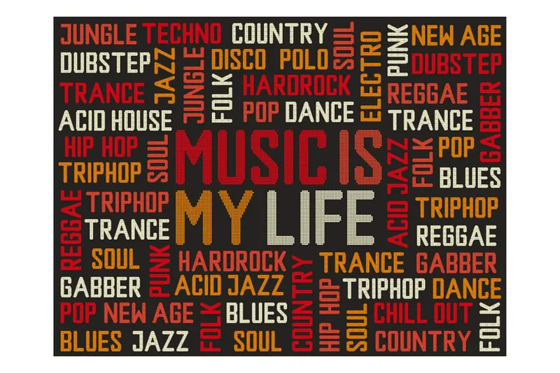 Fototapet Music Is My Life 350x270 - Artgeist sp. z o. o. — Artgeist sp. z o. o.