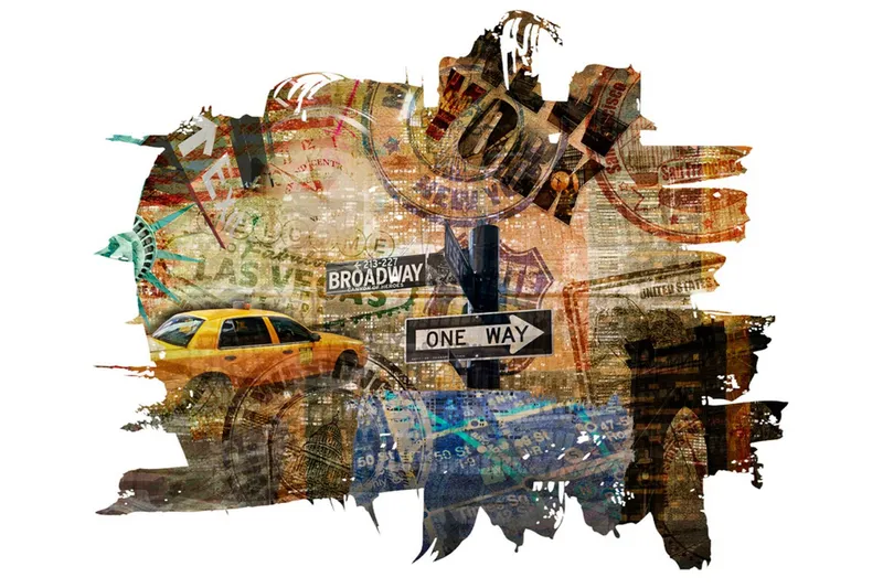 Fototapet New York Collage 200x154 - Artgeist sp. z o. o. — Artgeist sp. z o. o.