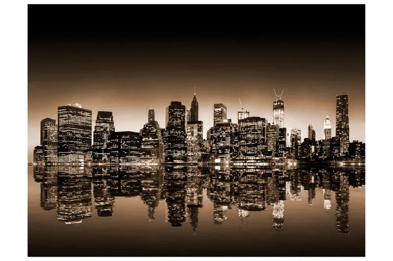 Fototapet New York Sepia 400x309 - Artgeist sp. z o. o. — Artgeist sp. z o. o.