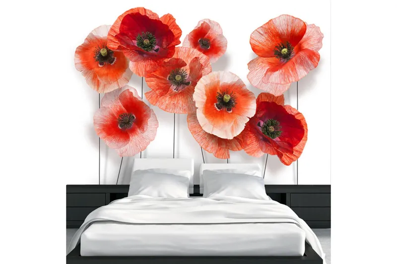 Fototapet Nine Poppies 100x70 - Artgeist sp. z o. o. — Artgeist sp. z o. o.