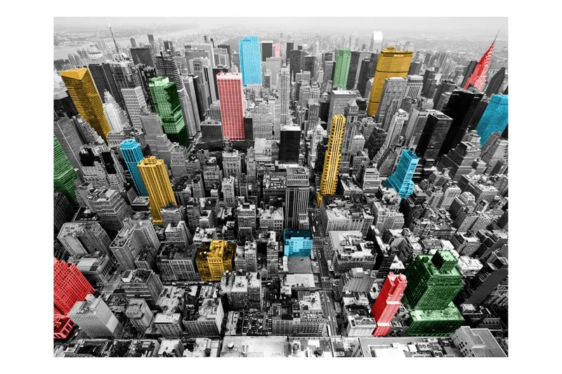 Fototapet NY Kaleidoscope 400x309 - Artgeist sp. z o. o. — Artgeist sp. z o. o.
