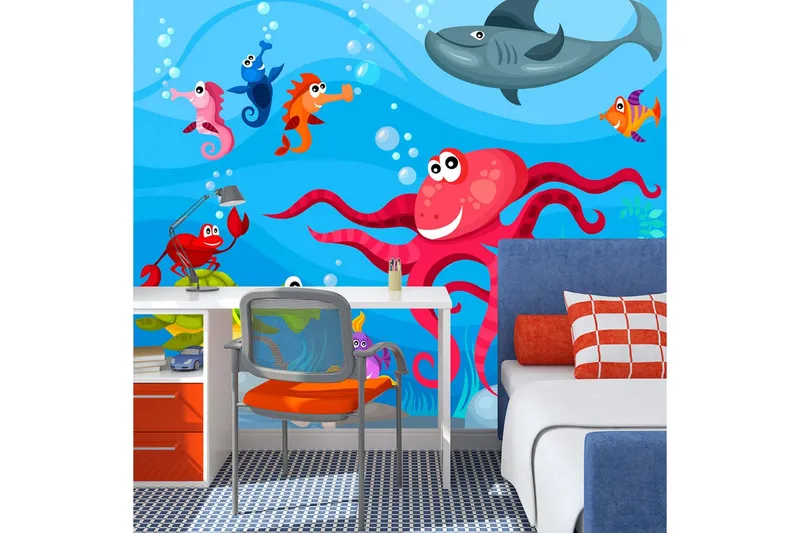 Fototapet Octopus And Shark 300x231 - Artgeist sp. z o. o. — Artgeist sp. z o. o.