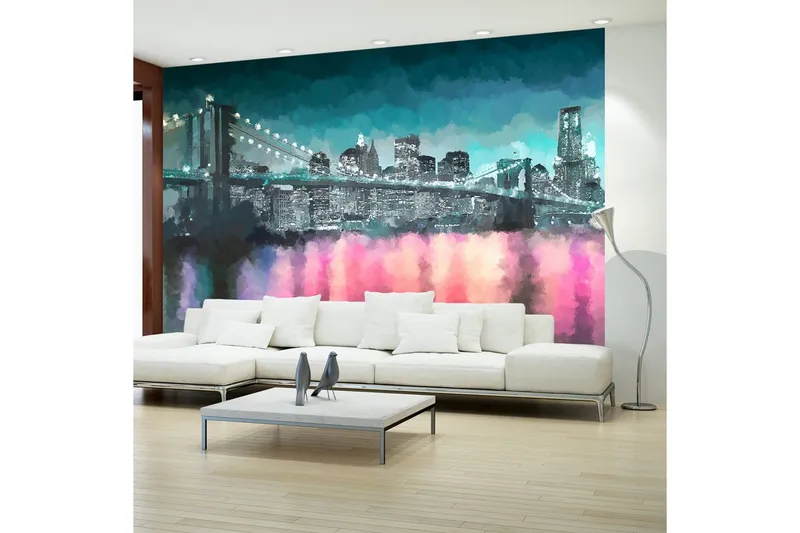 Fototapet Painted New York 150x105 - Artgeist sp. z o. o. — Artgeist sp. z o. o.