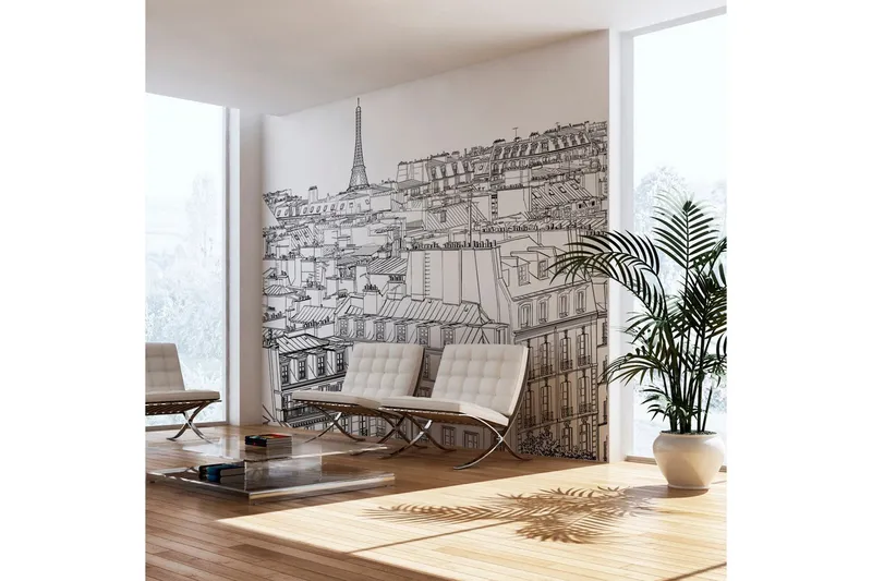 Fototapet Parisian S Sketchbook 450x270 - Artgeist sp. z o. o. — Artgeist sp. z o. o.