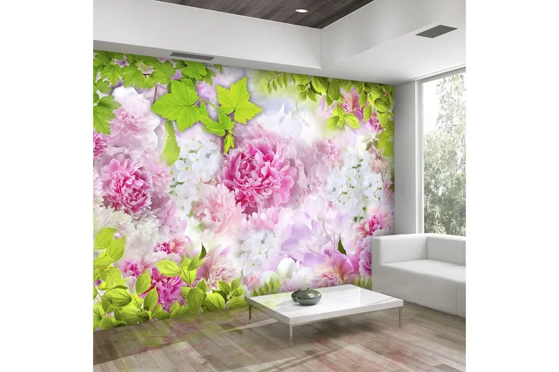 Fototapet Peonies 100x70 - Artgeist sp. z o. o. — Artgeist sp. z o. o.