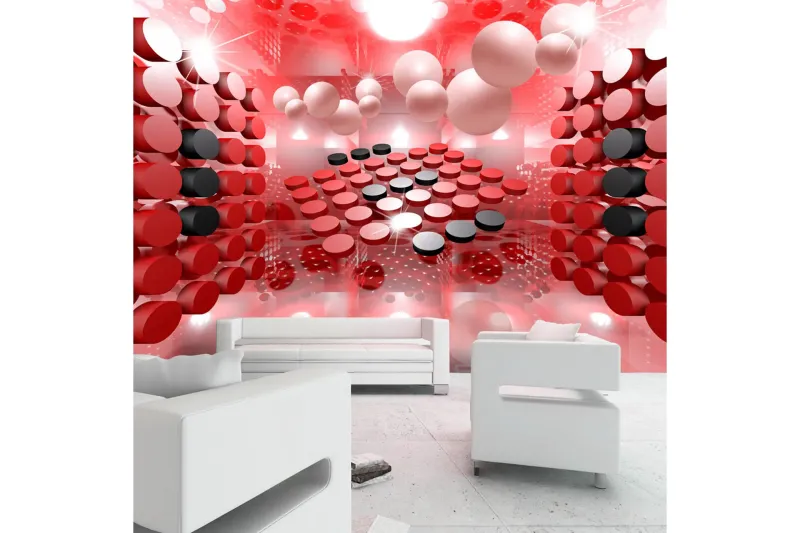 Fototapet Playing In Red And Black 300x210 - Artgeist sp. z o. o. — Artgeist sp. z o. o.