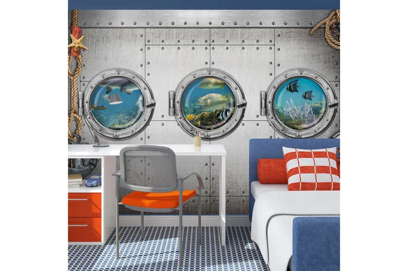 Fototapet Portholes 350x245 - Artgeist sp. z o. o. — Artgeist sp. z o. o.