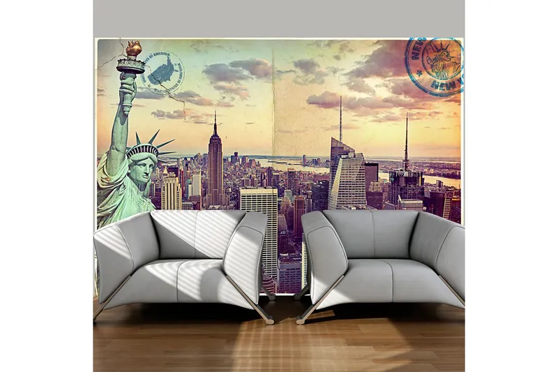 Fototapet Postcard From New York 300x210 - Artgeist sp. z o. o. — Artgeist sp. z o. o.