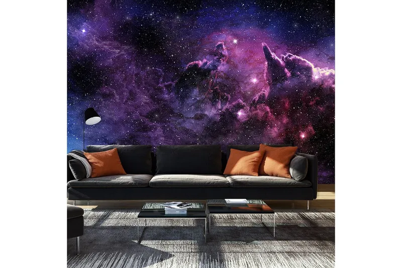Fototapet Purple Nebula 200x140 - Artgeist sp. z o. o. — Artgeist sp. z o. o.