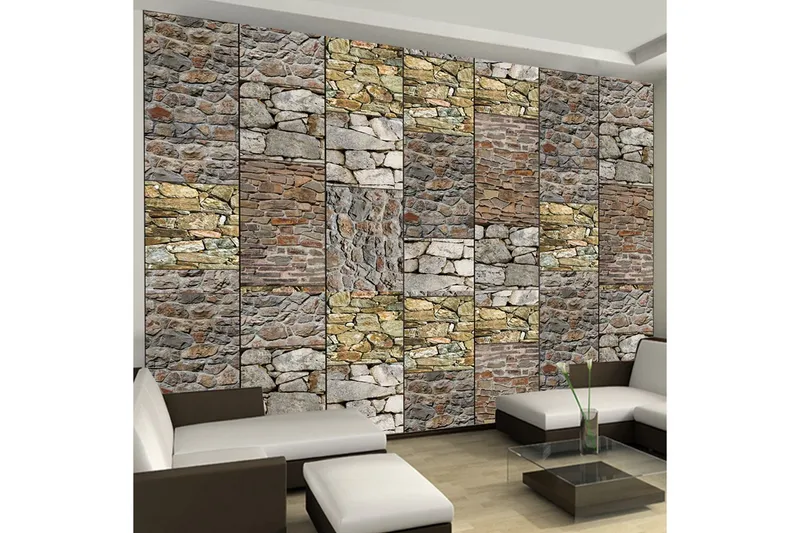 Fototapet Puzzle With Stones 50x1000 - Artgeist sp. z o. o. — Artgeist sp. z o. o.