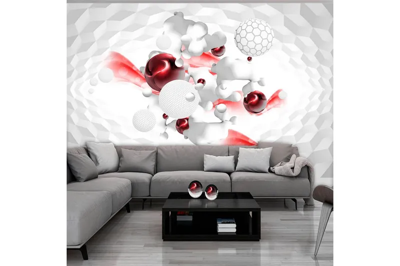 Fototapet Race Of Colours Red 150x105 - Artgeist sp. z o. o. — Artgeist sp. z o. o.