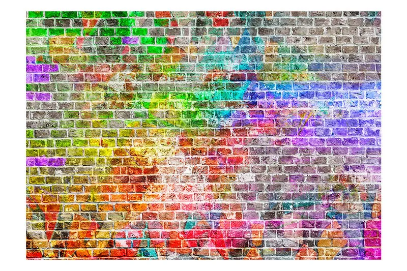 Fototapet Rainbow Wall 400x280 - Artgeist sp. z o. o. — Artgeist sp. z o. o.