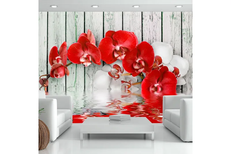Fototapet Ruby Orchid 400x280 - Artgeist sp. z o. o. — Artgeist sp. z o. o.