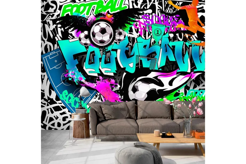 Fototapet Sports Graffiti 100x70 - Artgeist sp. z o. o. — Artgeist sp. z o. o.