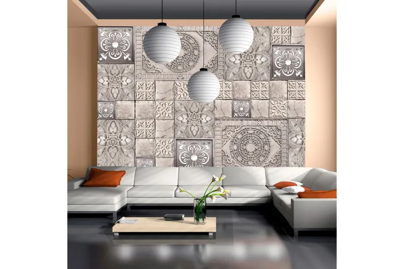 Fototapet Stone Tile 150x105 - Artgeist sp. z o. o. — Artgeist sp. z o. o.