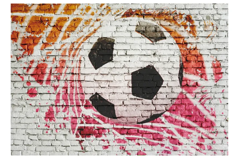 Fototapet Street Football 200x140 - Artgeist sp. z o. o. — Artgeist sp. z o. o.