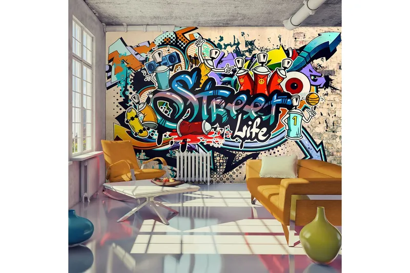 Fototapet Street Life 250x175 - Artgeist sp. z o. o. — Artgeist sp. z o. o.