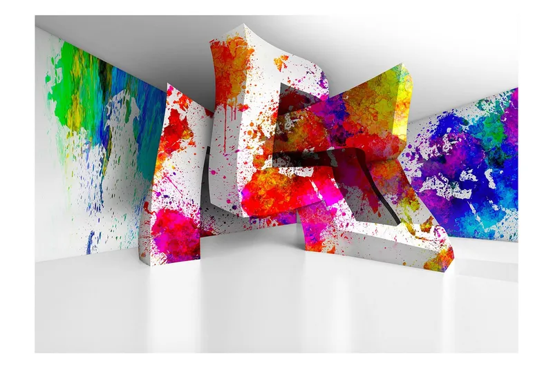 Fototapet Three-Dimensional Shapes 100x70 - Artgeist sp. z o. o. — Artgeist sp. z o. o.