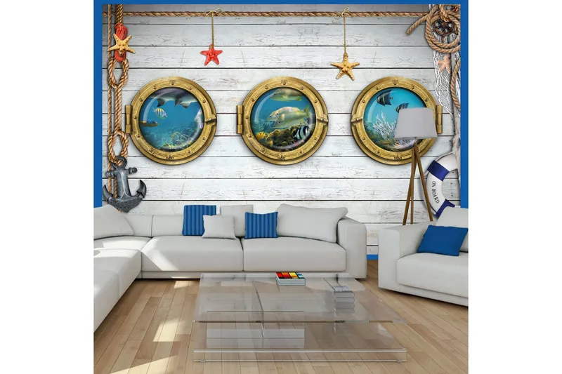 Fototapet Tree Portholes 100x70 - Artgeist sp. z o. o. — Artgeist sp. z o. o.