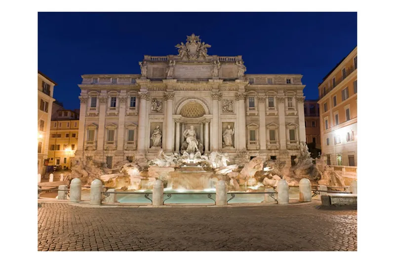 Fototapet Trevi Fountain Rome 350x270 - Artgeist sp. z o. o. — Artgeist sp. z o. o.