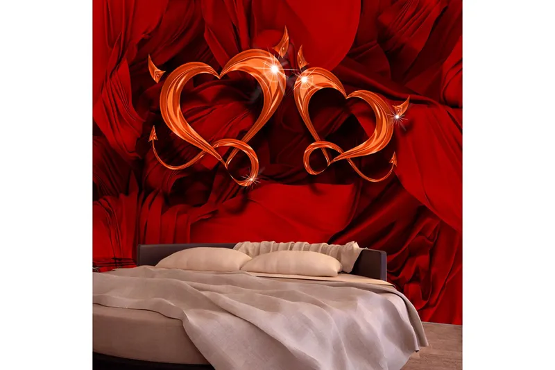 Fototapet Two Hearts 350x245 - Artgeist sp. z o. o. — Artgeist sp. z o. o.