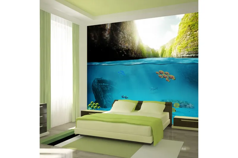 Fototapet Under The Waterline 100x70 - Artgeist sp. z o. o. — Artgeist sp. z o. o.