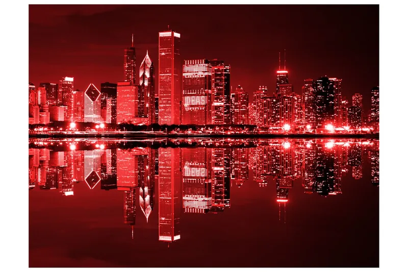 Fototapet Vin-Färgade Chicago 250x193 - Artgeist sp. z o. o. — Artgeist sp. z o. o.