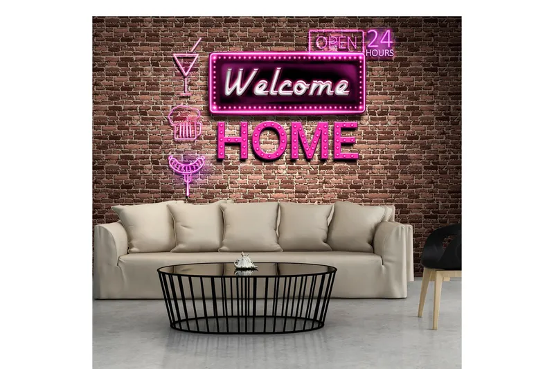 Fototapet Welcome Home 150x105 - Artgeist sp. z o. o. — Artgeist sp. z o. o.