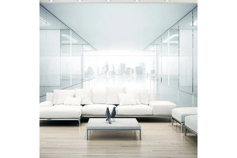 Fototapet White City 350x245 - Artgeist sp. z o. o. — Artgeist sp. z o. o.