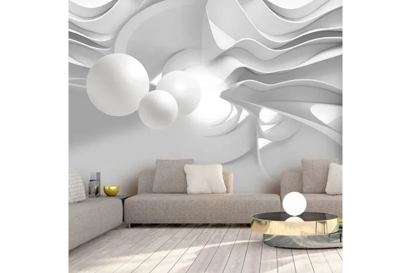 Fototapet White Corridors 150x105 - Artgeist sp. z o. o. — Artgeist sp. z o. o.