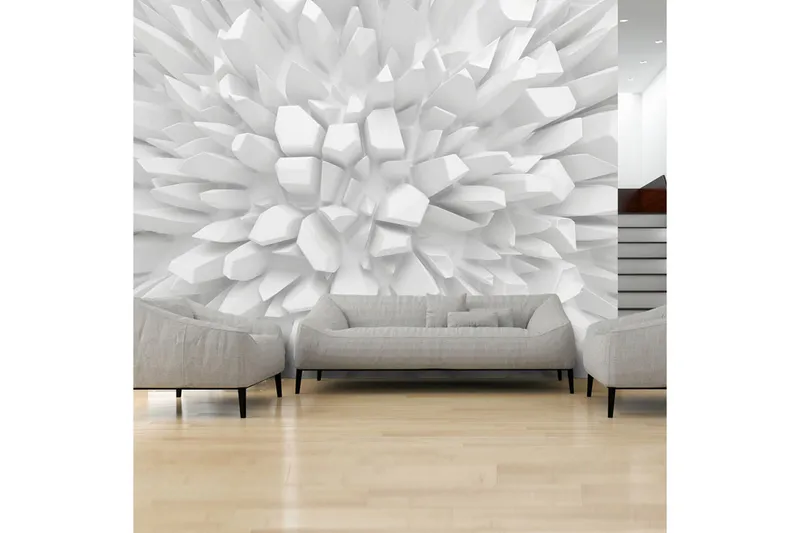 Fototapet White Dahlia 100x70 - Artgeist sp. z o. o. — Artgeist sp. z o. o.